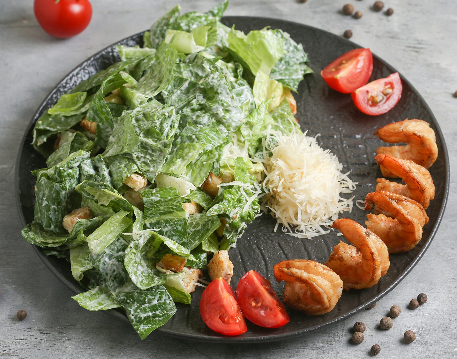 Цезарь с креветками