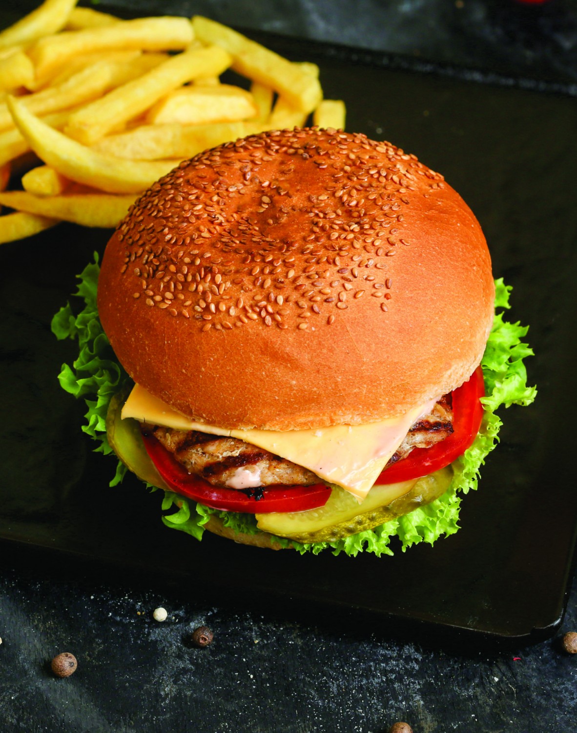 Чикен чизбургер