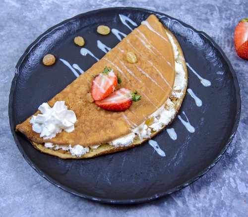 Крепе с творогом 