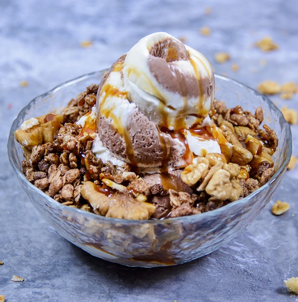 Карамель и орехи 